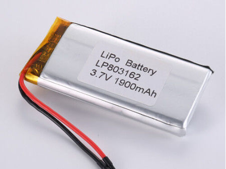 LP803162 3.7V 1900mah batterie agli ioni di litio produttori LiPo Pack di alta capacità con Soft Pack incluso
