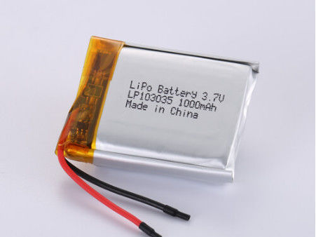 LP103035 3.7V 1000mah batteria agli ioni di litio produttori, Soft Pack batteria ricaricabile al litio polimero protezione da sovraccarico