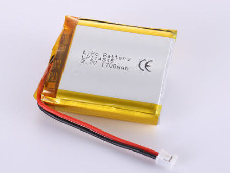 Sharp Square LiPo Battery Pack Alta capacità e Soft Pack Design per prestazioni durature LP114545 3.7V 1700MAH