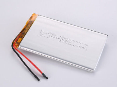 LP405085 3.7V 1950MAH Batteria polimerica al litio argento con tasso di scarica massimo di 1C e grado A 12 mesi Garanzia di un anno