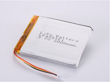 Batteria polimerica al litio d'argento con 12 mesi Garanzia di un anno LP455161 3.7V 2000MAH Batteria prismatica