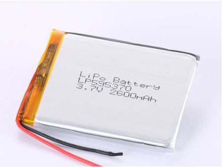 LP595370 3.7V 2600MAH Batteria ricaricabile 1 anno di durata di conservazione Litio polimero per OEM compatibilità