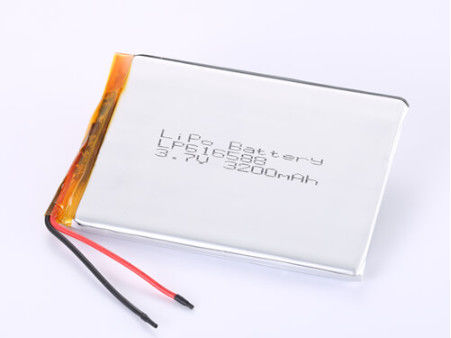 LP616588 3.7V 3200MAH batteria agli ioni di litio produttori Batteria al litio polimerico a tipo di connettore personalizzato con protezione da cortocircuito che garantisce un deposito sicuro