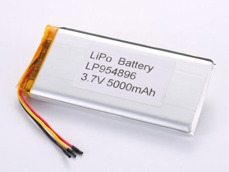 LiPo Pack ad alta capacità 3.7V 5000MAH Batteria agli ioni di litio Produttori Altri materiali anodici per standard 2-3 ore Tempo di ricarica