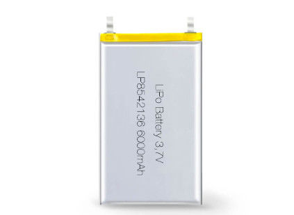 LP8542136 3.7V 6000mAh Cella ricaricabile in polimero agli ioni di litio per applicazioni a tensione 3.7V OEM e ODM Supportato