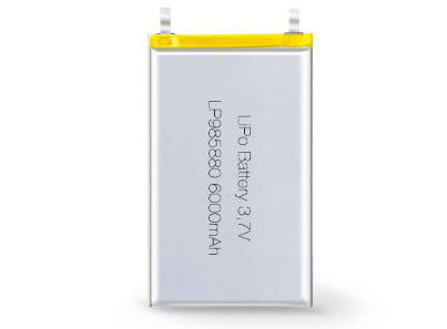 Produttori di batterie agli ioni di litio di grado industriale LP985880 3.7V 6000MAH con tempo di ricarica di 2-3 ore e supporto OEM / ODM