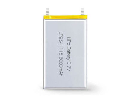 Altri materiali per anodi Batteria ricaricabile in polimero di litio 3.7V 6000MAH con opzioni personalizzabili e supporto OEM/ODM