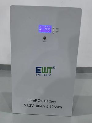 Premium EWT LiFePO4 51.2V 100Ah 5,12kWh Batteria per energia solare e RV affidabile
