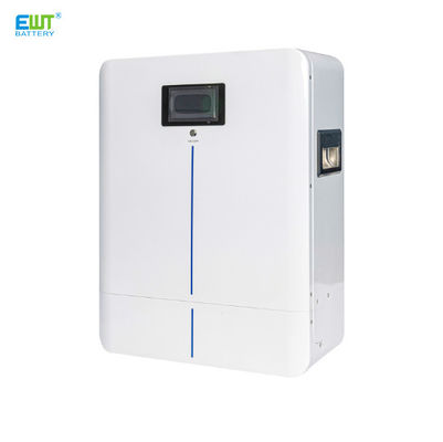 51.2V 100AH Batteria di accumulo di energia montata a muro, Batteria di accumulo di energia solare per la casa Batteria di fosfato di ferro di litio