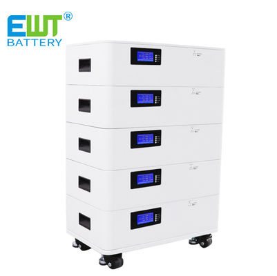 Produttori di batterie agli ioni di litio da 51,2 V 150 Ah Accumulo di energia Personalizzato Tipo a rack da parete Batteria al litio ferro fosfato ad alta tensione impilabile
