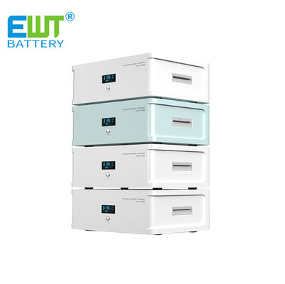 100Ah 48V batterie agli ioni di litio fabbricanti batterie di alta potenza per uso domestico di sistema solare impilati di accumulo ottico