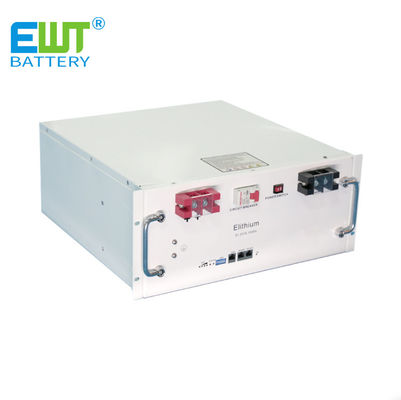 Batteria al litio ferro fosfato 48v pacco Rackmount per accumulo di energia solare fotovoltaica domestica