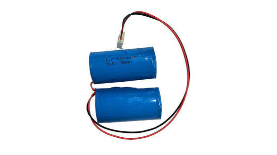 ER34615 Batteria al cloruro di tionile di litio a lunga durata da 3,6 V 38 Ah per apparecchiature industriali