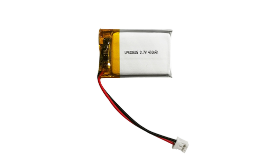 LP502535 3.7V 400MAH 100% A Batteria al litio polimerico corrente di scarica entro 1C Tipo di stoccaggio